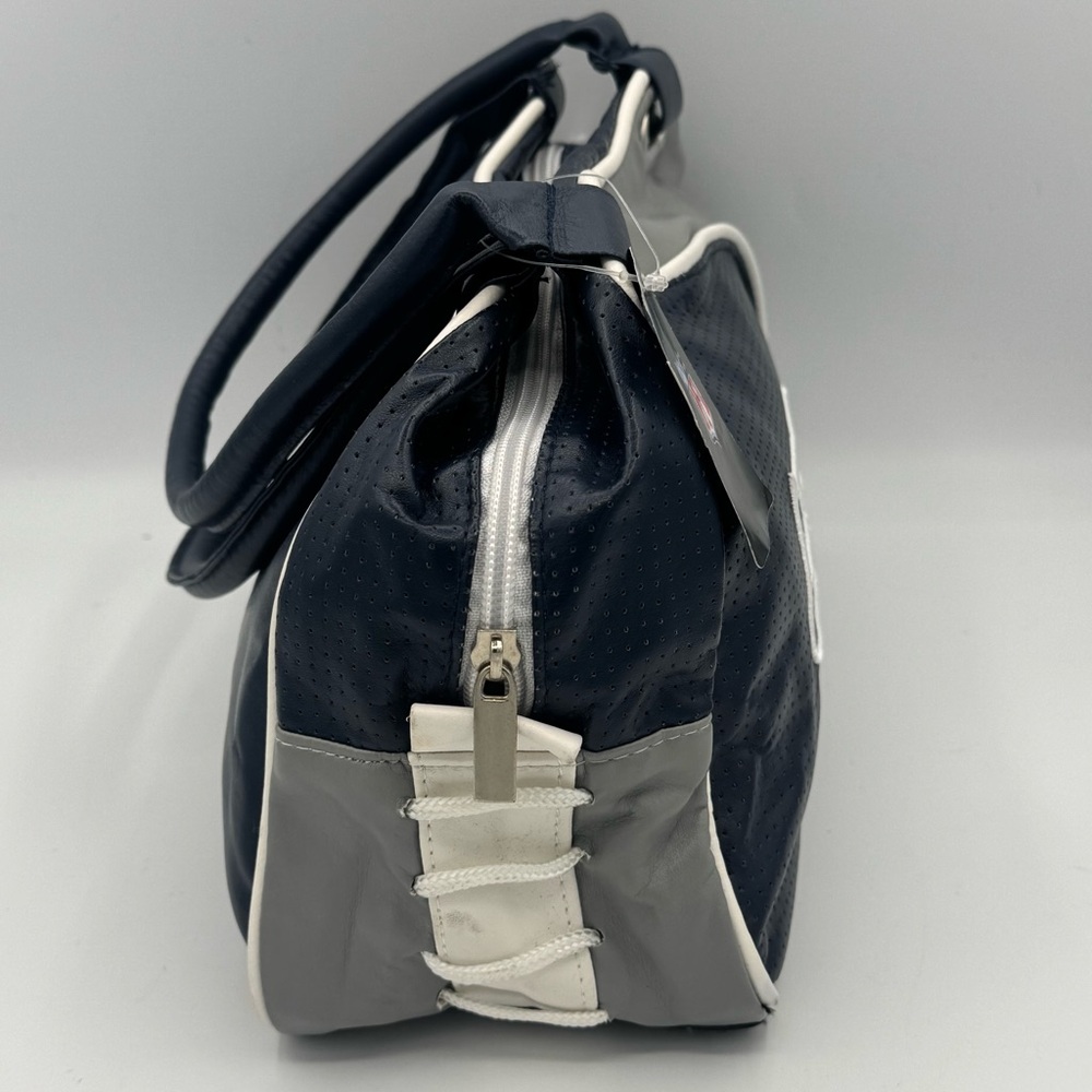 NFL Seattle Seahawk Navy and Gray Team Shoulder Bag Hand Bag Embroidered Logo - Picture 4 of 12